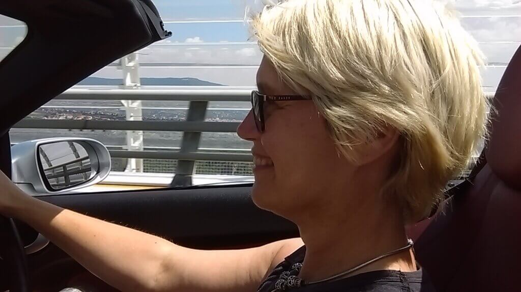 Zoë Sharp drives the Millau Bridge